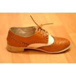 Туфли женские Aliexpress free shipping alibaba hot sell leather ballet flats vintage carved 2014 cutout lacing casual thick heels single shoes фото