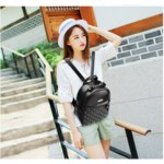 Рюкзак женский Aliexpress New 2022 Handbag For Ladies Rivet aBackpack European American Fashion College Student Bag One Shoulder Bags фото