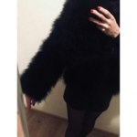 Шуба AliExpress LET-SETTING 10 colors fashion sexy Ostrich wool turkey fur women wool coat feather fur short jacket  фото