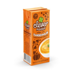 Крем-суп Clever foods Тыквенный с кокосовыми сливками фото