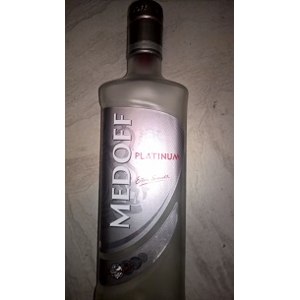 Водка Medoff  PLATINUM PREMIUM фото
