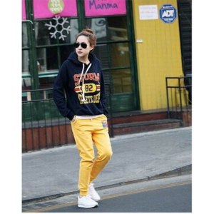 Спортивный костюм AliExpress Fashion casual sport suit, ladies Hoodie Coat Jacket Sweatshirts Warm  фото