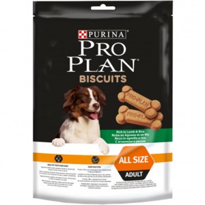 Лакомство для собак Purina Pro Plan Dog Biscuits с ягненком и рисом фото