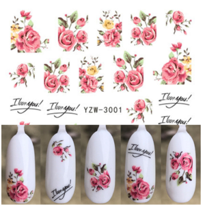 Слайдер-дизайн для ногтей Аliexpress 1 pcs Nail Sticker Water Decals Women White Flower Cat Butterfly Transfer Nail Art Decoration 2018 NS-111 фото