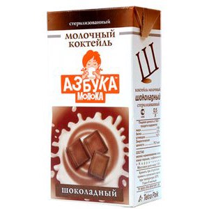 Молочный коктейль "Азбука молока" Шоколадный фото