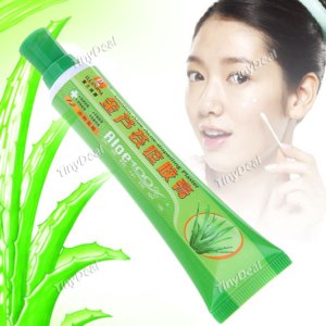 Крем от прыщей TinyDeal Gold Aloe Acne-dispelling Plaster Acne-Remove Ointment Anti-acne Cream 30g for Acne Treatment HCI-96605 фото