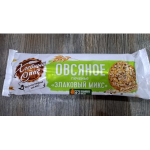 Овсяное печенье Хлебный спас Злаковый микс фото
