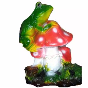 Фигурка декоративная tip top garden Арт. 584-0428 Лягушка на мухоморе фото