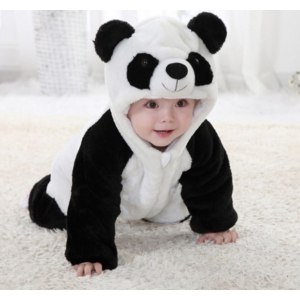 Комбинезон AliExpress Free shipping Baby romper Panda jumpsuit Kids clothes newborn conjoined creeper cute Baby Costume dress outfit фото