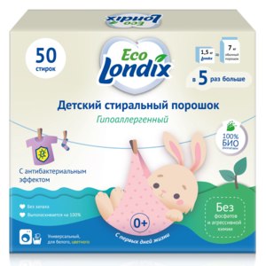 Стиральный порошок ECO LONDIX Детский гипоаллергенный фото