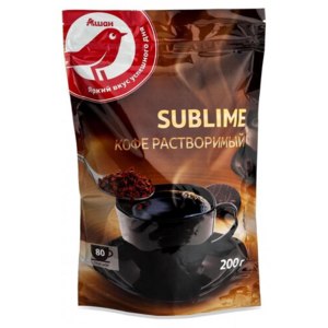 Кофе Auchan Растворимый Sublime фото