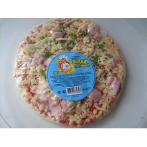 Пицца Ай-да-сыт с ветчиной фото