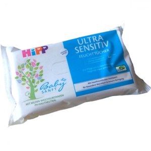Влажные салфетки HIPP Ultra Sensitiv Feuchttucher фото