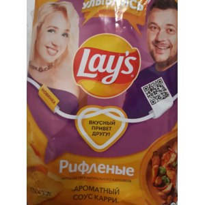 Чипсы картофельные Lays Ароматный соус карри фото