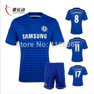 Спортивный костюм AliExpress 14/15 Chelsea jersey FC 14-15 Season Home blue Soccer Jersey Top Thai Quality фото