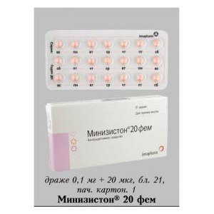 Контрацептивы Минизистон 20 фем - «Хороший способ похудеть!!!» | отзывы