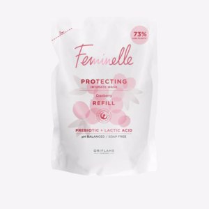 Защитный гель для интимной гигиены Oriflame Feminelle Cranberry (REFILL) фото