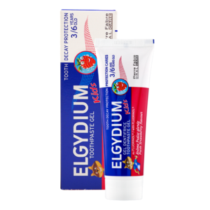 Зубная паста Elgydium  Kids защита от кариеса, от 3 до 6 лет, вкус Свежая Клубника фото