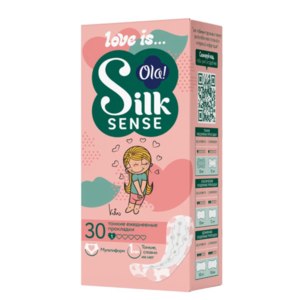 Прокладки ежедневные Ola! Silk Sense Teens Light тонкие стинг-мультиформ 30 шт фото
