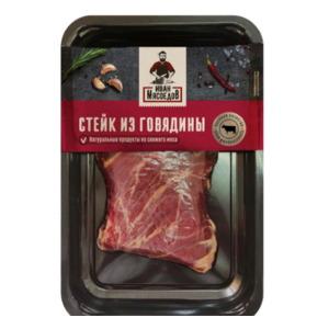 Стейк Иван Мясоедов из говядины  фото