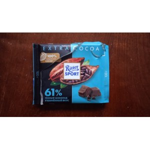 Темный шоколад Ritter Sport 61% фото