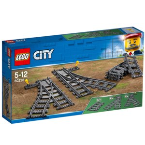 Конструктор Lego City Железнодорожные стрелки, 60238 фото