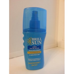 Спрей после загара BRILLSUN охлаждающий с пантенолом и маслом ши фото