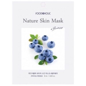 Тканевая маска для лица Foodaholic Nature Skin Mask Blueberry фото