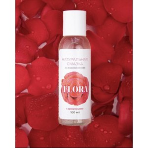Интимная смазка ООО «Омега Фарм» FLORA натуральная на водной основе с ароматом розы фото
