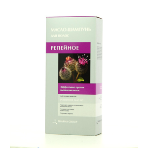 Шампунь Pharma Group Масло-шампунь для мытья волос "Репейное" фото