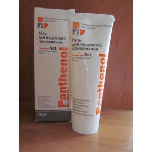 Средства, стимулирующие регенерацию  Panthenol гель для наружного применения №1 фото