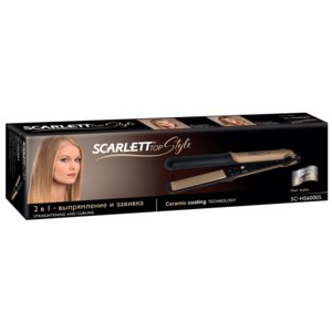 Утюжок для волос SCARLETT  top style 2 в 1 выпрямление и завивка фото