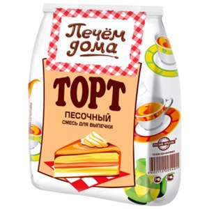 Смесь для выпечки Русский продукт Печём дома Торт песочный фото