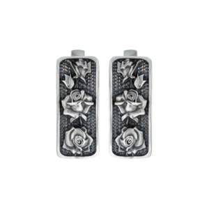 Серебряные серьги Legenda jewelry "Розы" фото