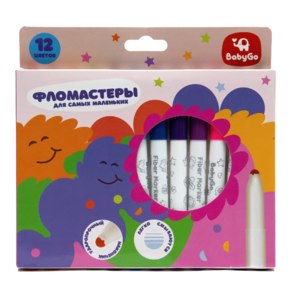 Фломастеры Baby Go 12 цветов BG972347 фото