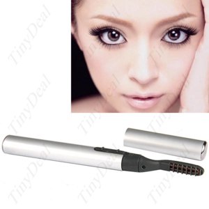 Прибор для удлинения ресниц TinyDeal Pen Style Aluminum Heated Eyelash Curler Eye Lashes Pen Beauty Makeup AAA Powered - Color Assorted HBI-8912  фото