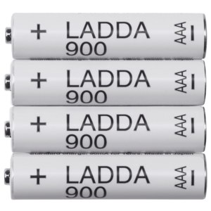 Аккумуляторная батарейка IKEA LADDA / ИКЕА ЛАДДА 900 mAh тип ААА  фото