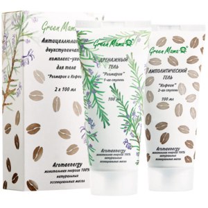 Green Mama Антицеллюлитный двухступенчатый комплекс-уход для тела "Розмарин и кофеин" фото