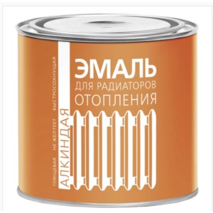 Эмаль для радиаторов глянцевая Эконом белая 0,5 кг фото