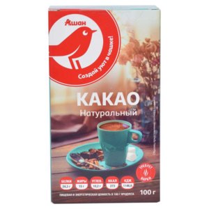 Какао Красная птица АШАН натуральный фото