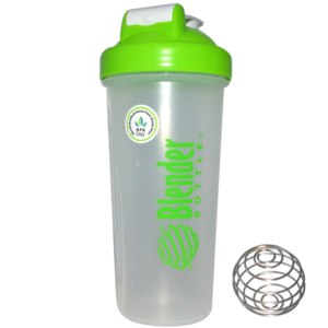 Шейкер  Sundesa, Blender Bottle with Blender Ball, Color: Green, 28 oz Bottle фото