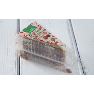 Пирожное ВкусВилл / Избёнка фисташковое с малиной фото