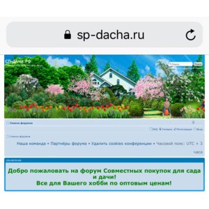 Сайт Форум совместных покупок для сада и дачи sp-dacha.ru фото