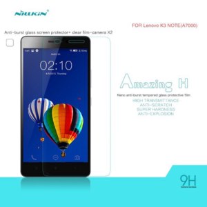 Защитное стекло на экран Aliexpress NILLKIN Amazing Nanometer H Anti-Explosion Tempered Glass 9H Screen Protector Film For Lenovo K3 NOTE Lenovo A7000 + Package фото