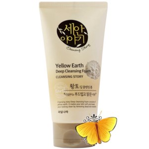 Пенка для умывания Welcos Yellow Earth Deep Cleansing Foam  фото
