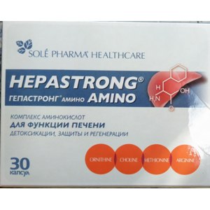 БАД Аюрведа Sole pharma healthcare Hepastrong amino комплекс аминокислот для функции печени фото