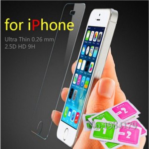 Защитное стекло на экран Apple Arc 0.26mm 2.5D For iPhone 5 5s Tempered Glass For iPhone 6 6s Plus Screen Protector Glass For iPhone SE 5c 4s 4 Protective Film фото