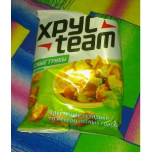 Сухарики Хрусteam Лесные Грибы фото