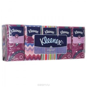 Бумажные носовые платочки Kleenex Original фото