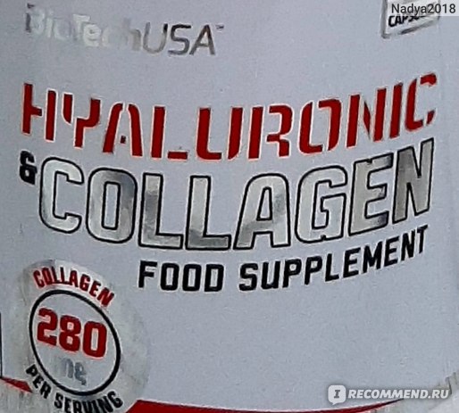 BiotechUSA Hyaluronic & Collagen 30 kapszula